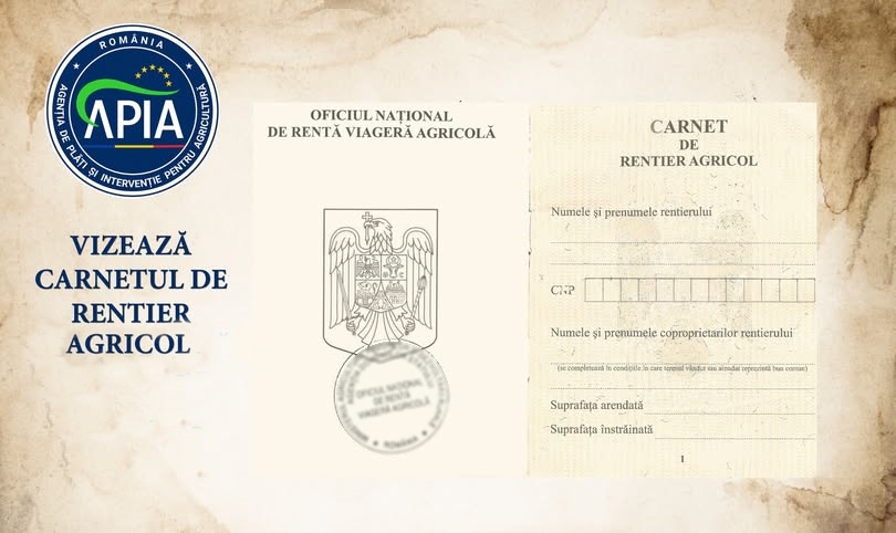 Carnetele de rentă viageră agricolă se pot viza în perioada 03 martie – 31 august&nbsp;2025