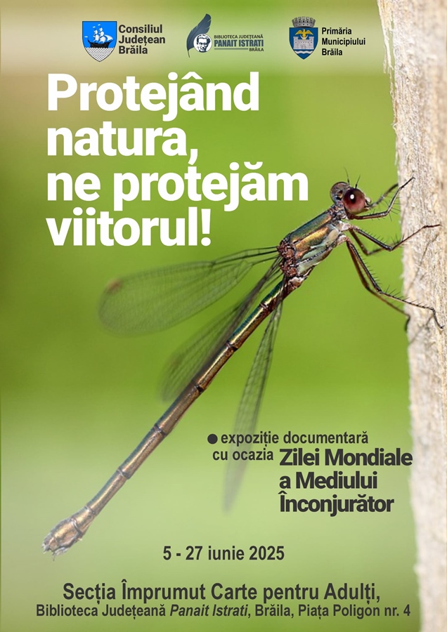 “Protejând natura, ne protejăm viitorul!”, expoziție documentară la&nbsp;bibliotecă