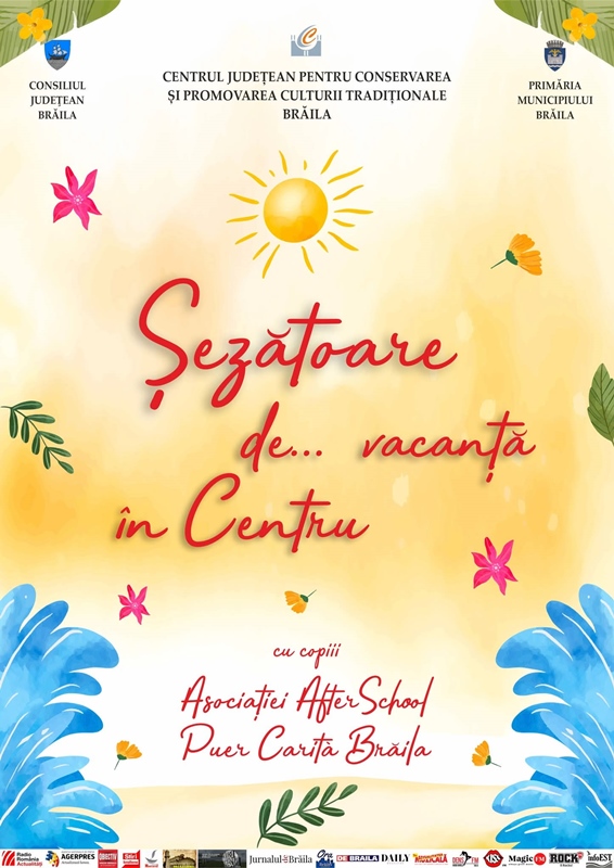 “Șezătoare de… vacanță în Centru” – ateliere tematice, organizate de Centrul de Creație&nbsp;Brăila